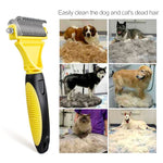 Safe Dog Comb Removes Hair / Tangles 2 Sided Professional