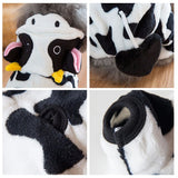 Black and White Cow Costume