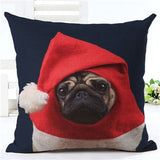 Funny Pug Decorative Throw Pillow cushion cover