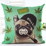 Funny Pug Decorative Throw Pillow cushion cover