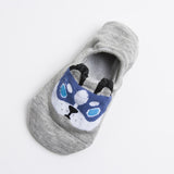 Cartoon Cotton Pug  Ankle Sock Slippers