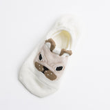 Cartoon Cotton Pug  Ankle Sock Slippers