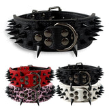 Leather Spike Studded Dog Collar