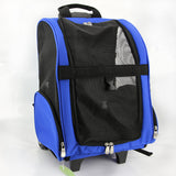 Pet bag /  Backpack Dog Or Cat Breathable Stroller with Wheels