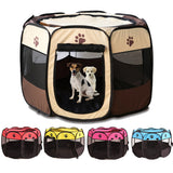 Portable Foldable Pet Playpen / Kennel with Removable Mesh Shade Cover