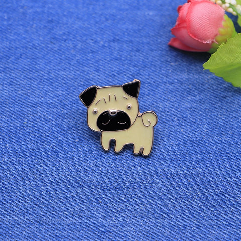 Pug Dog Enamel Pin