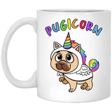 Funny Novelty Gift For Dog Lover Pugicorn Pugs,