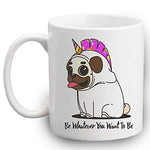 Funny Novelty Gift For Dog Lover Pugicorn Pugs,