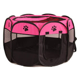 Portable Foldable Pet Playpen / Kennel with Removable Mesh Shade Cover