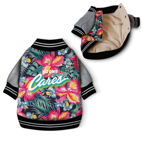 Hawaiian Print Dog Jacket