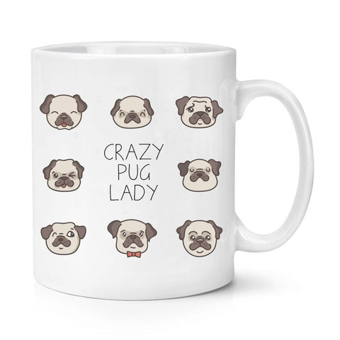 Crazy Pug Lady Mug