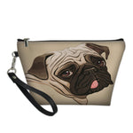 Pug Playing Guitar Cosmetic Makeup Bag