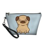 Pug Playing Guitar Cosmetic Makeup Bag