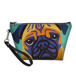 Pug Playing Guitar Cosmetic Makeup Bag