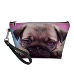 Pug Playing Guitar Cosmetic Makeup Bag