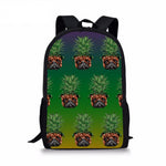 Fashion Pineapple Pug Dog Backpack