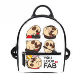 Funny Banana Pug Backpack