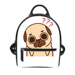 Funny Banana Pug Backpack