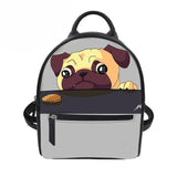 Funny Banana Pug Backpack